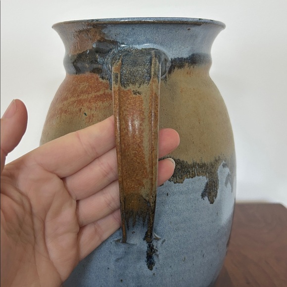 Large Handthrown Ceramic Pitcher - Picture 4 of 8